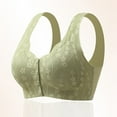 thumbnail image 2 of nerohusy Women's Plus Size Bras Front Closure No Underwire,Daisy Bras for Older Women,Daisy Bra,Daisy Bra for Seniors Front Closure,Comfortable Convenient No Wire Buckle Bra,Green,XL, 2 of 7