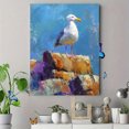 thumbnail image 4 of Qisvanset Sunset Harbor Town Canvas Print 12x16 Inch Cafe Nautical Decor, 4 of 8