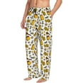 thumbnail image 6 of Naloa Cute Bee Pajama Pants Men, PJ Bottoms, Sleep & Lounge Pants-Large, 6 of 6