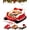 #A, variant on Christmas Dog Bed Sleigh, Cozy Holiday Pet Bed with Non-Slip Base for Small Dogs and Cats