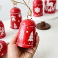 thumbnail image 3 of Billuyoard Campana de hierro con boca abierta, campana grande y agitada a mano, adorno de hierro para árboles, decoración navideña para Kits de decoración para fiestas tipo+5, 3 of 6