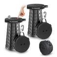 thumbnail image 1 of Taburete plegable NUMANU de 18" ajustable y portátil, capacidad de 620 lb, 1 of 8