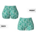 thumbnail image 3 of Sikiie Alapaca in Boho Print Workout Shorts Women Scrunch Butt Gym Shorts Seamless High Waist Tummy Control Yoga Biker Athletic Shorts, 3 of 5