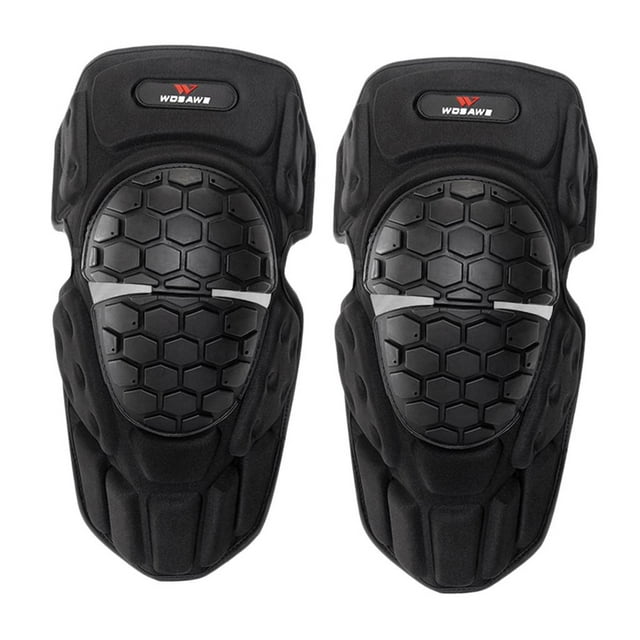1 Par De Rodilleras Espinilleras Profesionales DYNWAVEMX Motocicleta Motocross Rodilleras De Tal inconfundible negro