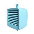 thumbnail image 2 of Dopebox Portable Air Conditioners Fan 3 Speeds Personal Air Conditioner Cooling Fan Portable Portable Air Conditioners Home Office Travel Camping Fan (blue), 2 of 7
