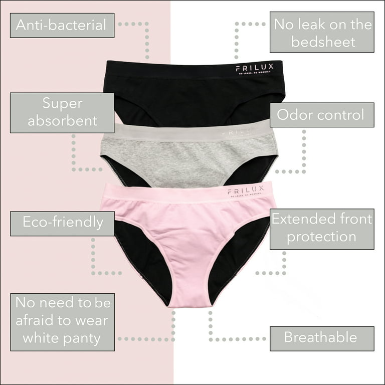 4-Layer Leakproof Menstrual Period Panties Fast Absorbent Underwear –  ALWAYSFOREVERBELOIT