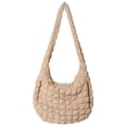 thumbnail image 1 of Bolso de hombro acolchado FLhrweasw Tote Puffy Caqui, 1 of 9