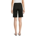thumbnail image 2 of Time and Tru Women's Pull On Bermuda Shorts, 10” Inseam, Sizes XS-XXXL, 2 of 5
