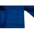 thumbnail image 5 of SKYLINEWEARS Unisex Kids Little Boys Girls Shawl Collar&nbsp;Bathrobe Terry Cotton Toddler Robe Pajamas Sleepwear Two-Tone Blue 6, 5 of 5