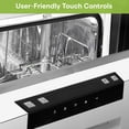 thumbnail image 6 of Hamilton Beach 18-Inch Portable Dishwasher with 8 Place Settings and 6 Wash Cycles, Stainless Steel Interior, 6 of 17