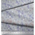 thumbnail image 3 of Soimoi Cotton Duck Fabric Flower Artistic Printed Craft Fabric by The Yard 42 Inch Wide, 3 of 3