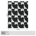 thumbnail image 4 of Vivilland Blanket - Fuzzy Checkerboard Blanket Bed, Living Room Sofa, Super Soft and Comfortable Blanket, High end Warm Blanket, 4 of 6