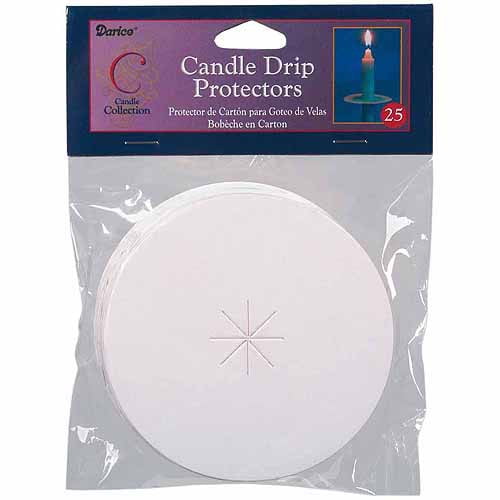 Candle Drip Protectors, 3", 25/Pkg