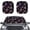 Colorful Butterfly, variant on Uorisanigo Sun Visor for Car Cute Cat Flowers Automobile 2 Packs Car Sunshades for Side Windows Polyester Blocks Heat and Sun Interior Accessories for Vehicle, Van, Sedans