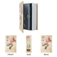 thumbnail image 3 of WJCA Key Lock Book Safe with Hidden Storage, Discreet Dictionary Box for Valuables and Cash, Rose, 3 of 7