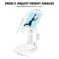 thumbnail image 2 of PAYOHTO Phone Stand for Desk Basketball Player Splash Silhouette Circular Bottom Rotates Adjustable Foldable 360° Rotation Charging Port Anti Slip for Video Calls Work, 2 of 7