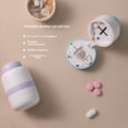 thumbnail image 5 of Japanese Portable Pill Crusher & Splitter: Efficient Medication Grinder for Precise 1/4 & 1/2 Division, Durable Compact Design for Home Use, Easy to Clean Purple Pill Cutting Tool, 5 of 5
