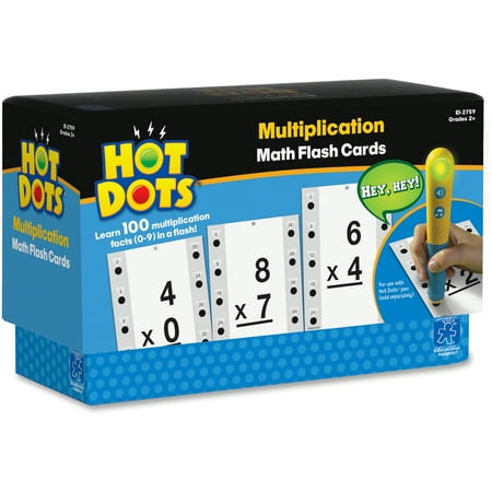 UPC 086002027597 product image for Hot Dots  EII2759  Hot Dots Multiplictn Flash Cards  36  Multi | upcitemdb.com