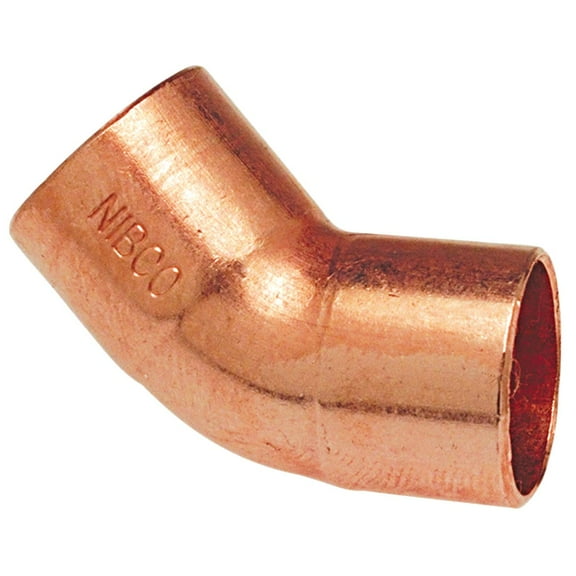 NIBCO Copper 45 Degree Elbow C x C - Wrot, 606, 3 in. x 3 in. CA1
