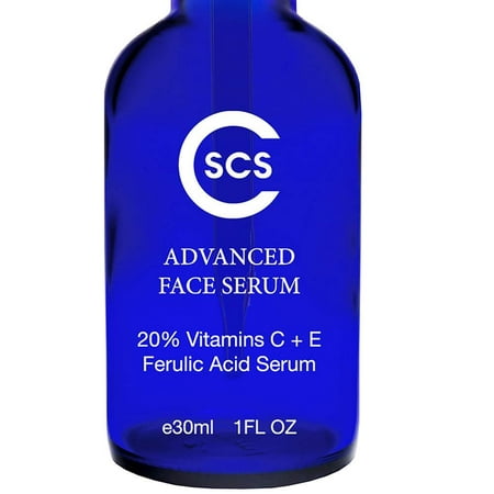 20% Vitamin C & E Ferulic Acid Serum for Face and Eyes - Rejuvenating Anti Aging Skin Repairer for Sun Damage, Dark Spots, Fine Lines, Crows Feet, and Wrinkles - Firms & Evens Out Skin Tone, 1 oz (Best Treatment To Even Out Skin Tone)