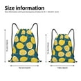 thumbnail image 3 of Bingfone Lemon Drawstrings Backpacks Bags for Men Women Gym Drawstrings Bag-Medium, 3 of 8
