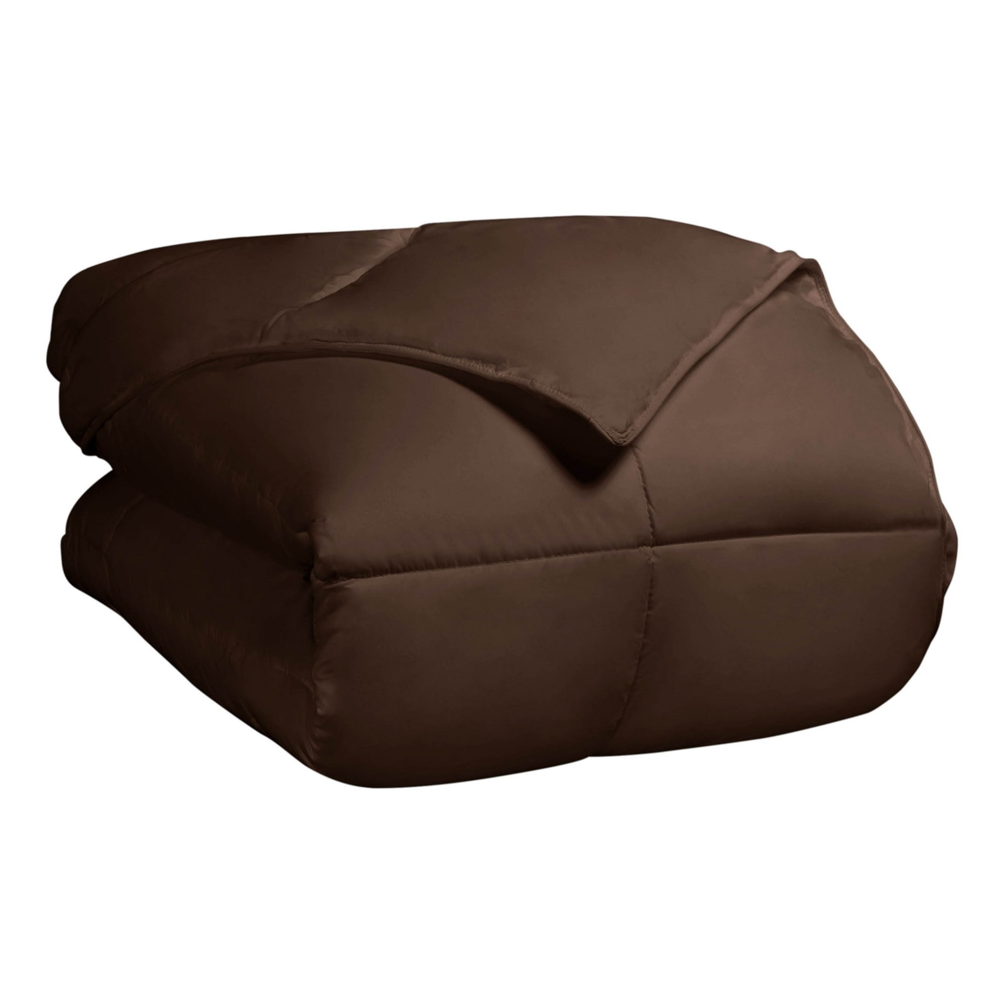 Superior Classic Reversible Comforter, King, Chocolate