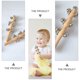 thumbnail image 3 of Sonajero de madera de 10 piezas, juguetes para bebés, cascabeles de mano, juguetes interesantes para niños, 3 of 7