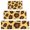 Yellow and Brown-1, variant on Yellow Leopard Pattern Kitchen Rugs Sets Of 3,Kitchen Runner Rugs Non Skid Washable,Decorative Kitchen Floor Mats for Kitchen,Sink,Laundry,17"x30"+ 17"x47" + 17"x59"