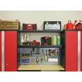 thumbnail image 5 of NewAge Products Bold Series Red 9 Piece Cabinet Set, Heavy Duty 24-Gauge Steel Garage Storage System, Includes LED Lights / Slatwall / Hook Kit, 5 of 8
