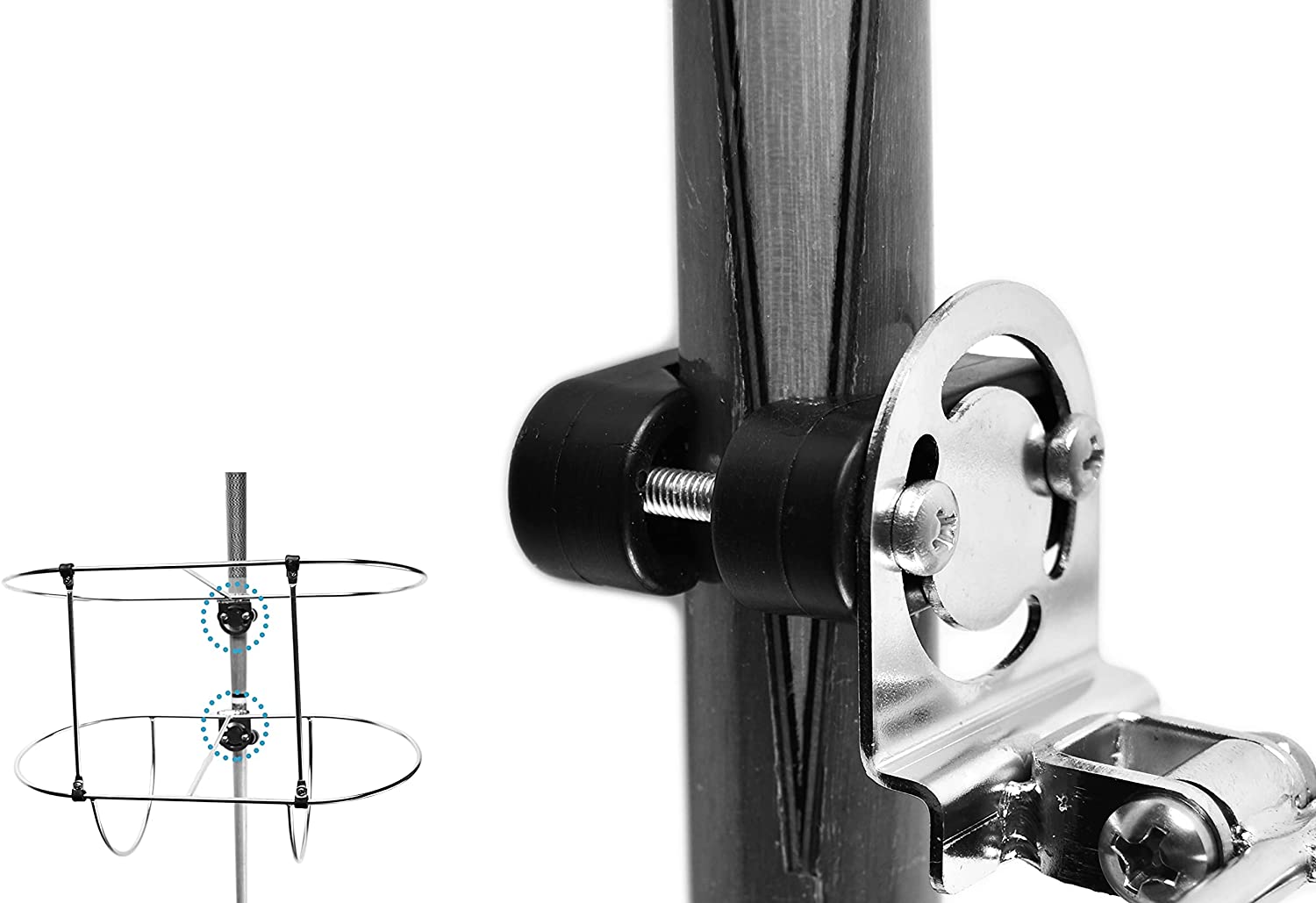 Marine City Boat Fender Holder/Bracket Adapters Fit 11/4" Diameter