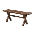 thumbnail image 1 of Bowery Hill Contemporary Trestle Dining Bench in Knotty Nutmeg, 1 of 1