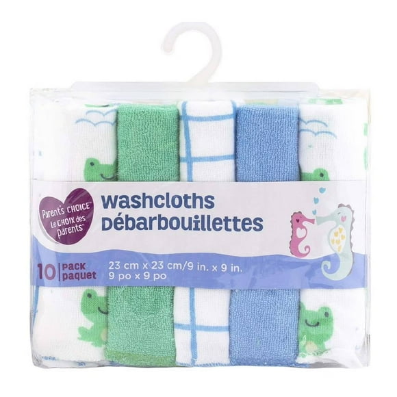 Set de Toallitas Faciales Parents Choice para Niña con 10 unidades