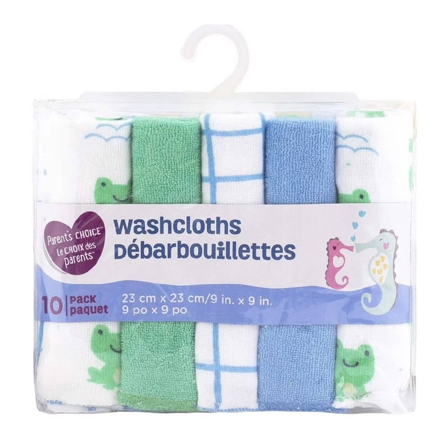 Set de Toallitas Faciales Parents Choice para Niña con 10 unidades