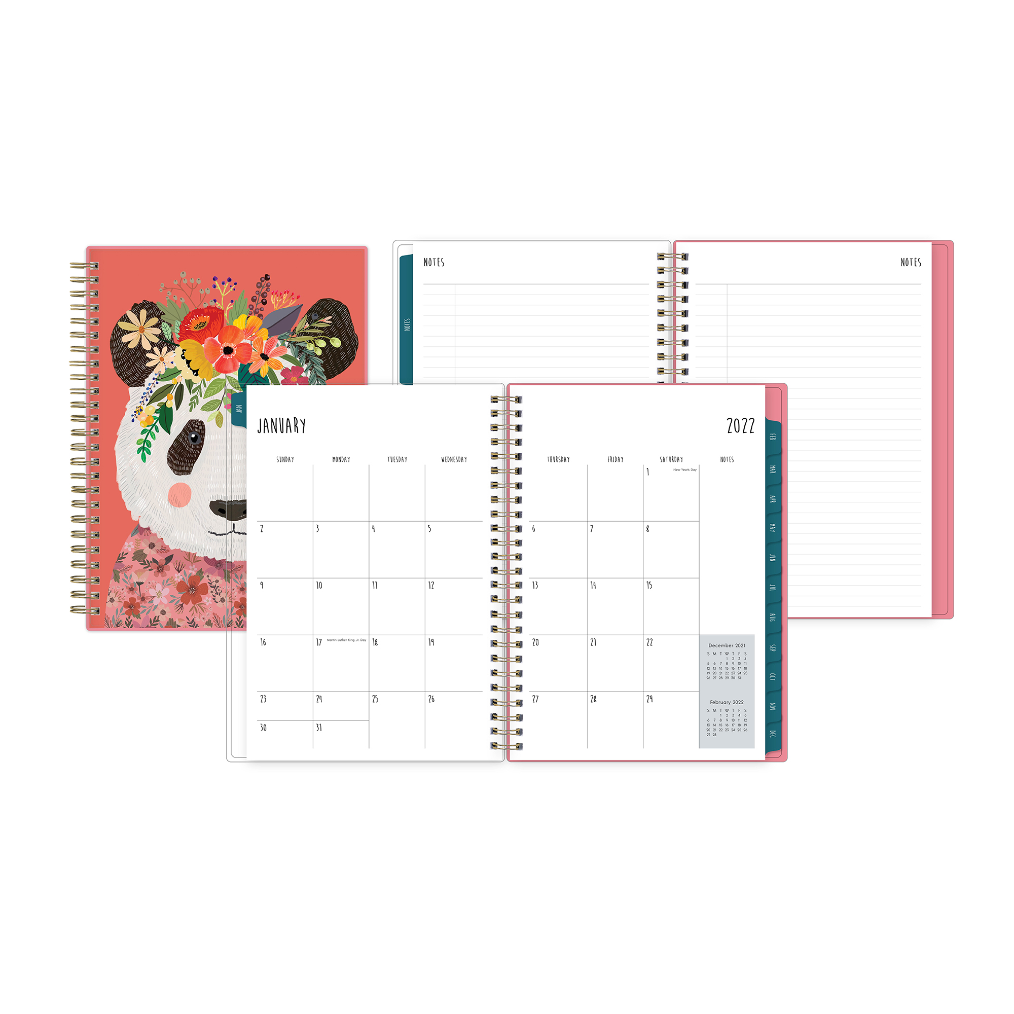 2022 Planner Monthly Weekly Layouts Notes Pages Kenzi Studio -  Denmark