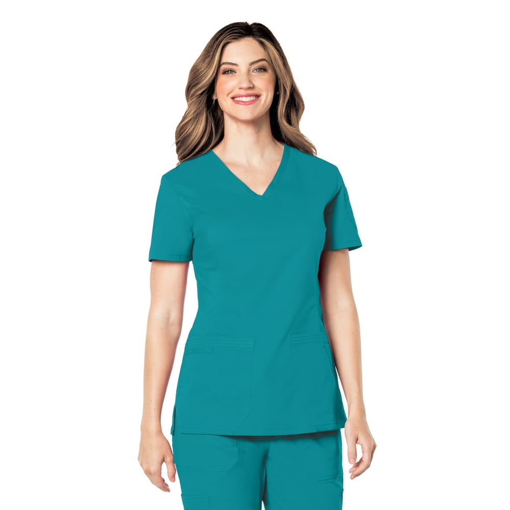 Landau Landau Women's PreWashed VNeck Scrub Top, Style 4125