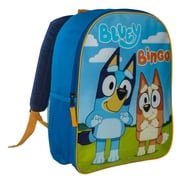 Bluey & Bingo Kids Backpack, 15 Girls & Boys School Bag, Blue