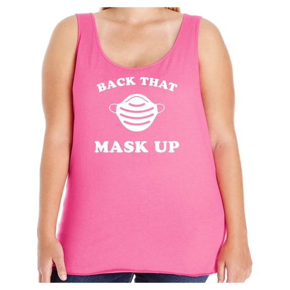 Back That Mask Up Womens Tank Top