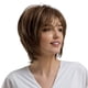 thumbnail image 1 of Peluca Sintética de Uso Diario onlyliua para Interior/Exterior Mujer con Raya a Lado y Cabello Corto Color Castaño Natural, 1 of 7