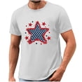 thumbnail image 5 of Tnhcen USA Flag Graphic 4th of July Short Sleeve T-Shirt for Men Summer Soft Novelty Patriot Shirt Tops​ S-3XL, 5 of 5