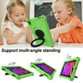 thumbnail image 3 of Dteck Case for iPad mini (A17 Pro) 8.3 inch 2024/ iPad mini 6th Generation,Shockproof Rubber Rugged Case Kids Friendly Handle Kickstand with Shoulder Strap Protective Cover,Green, 3 of 8