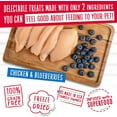 thumbnail image 5 of Charlee Bear Grain Free Meaty Bites Freeze Dried Dog Treats with Probiotics, Puppy Training Snacks, Soft Dog Bites Chicken with Blueberries, 2.5 oz Bags (2), Made USA, 5 of 10