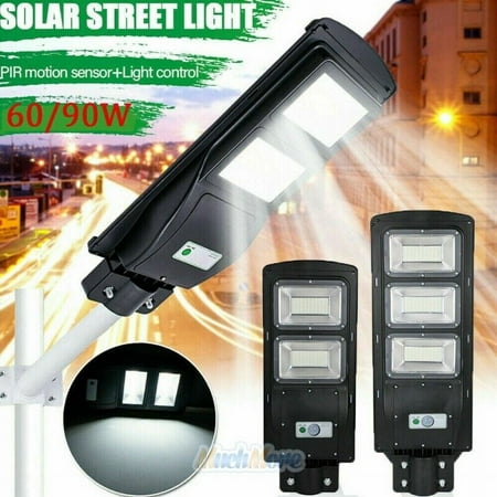

Outdoor Commercial 60/90/150/250W LED Solar Street Light IP67 Radar Sensor Lamp