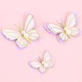 thumbnail image 3 of NIBOLOG 3Pcs/Set Cake Toppers Cute Small Lightweight Faux Pearl Butterfly Birthday Cake Toppers for Party, 3 of 8