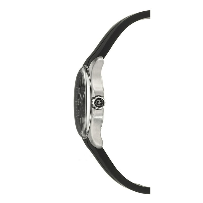 Victorinox Women's OFFICER'S 241367 Black Rubber Analog Quartz