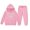 A646 Light Pink, variant on Yuncity Girls Sweatsuit Winter Hoodie And Joggers Comfy Casual Sweatshirts Bow Graphic 2 Piece Outfits Set Comfortable Tracksuit Size 2-3 Years Black