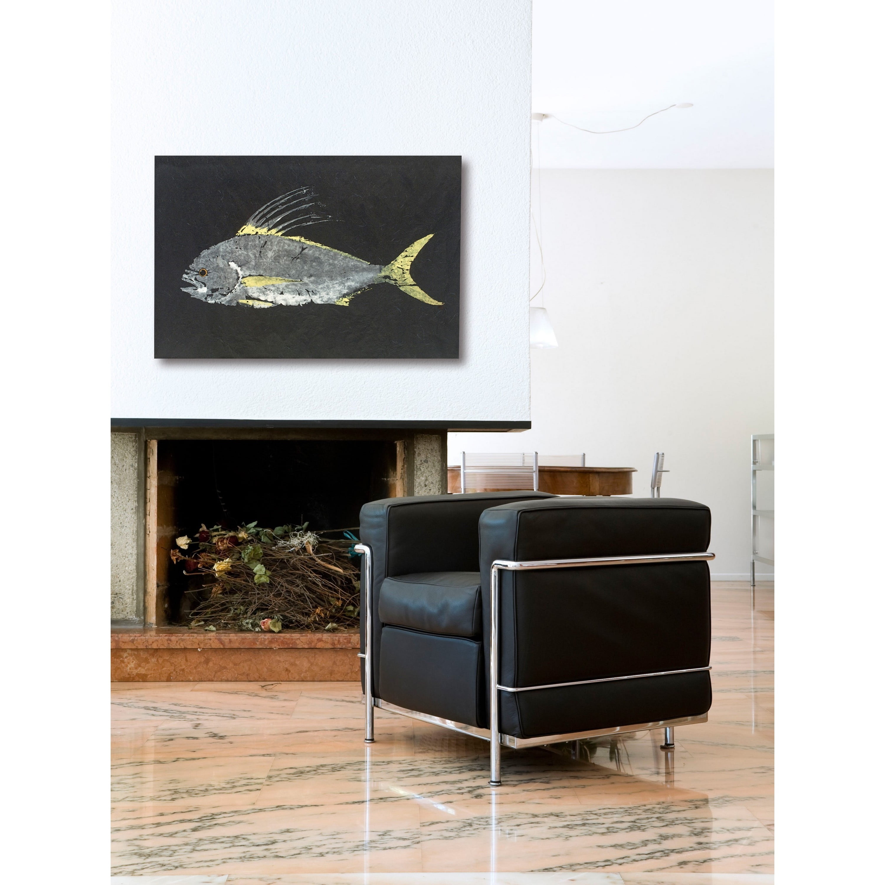 Marmont Hill "Roosterfish" by Warren Sellers Painting Print on Wrapped Canvas