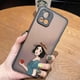 thumbnail image 3 of Matte Case for VIVO Y93 Y91C Y91 Y85 Y77 Y76 Y75 Y73 Y72 Y71 Y53 Y52S Y50 Y35 Y22 4G 5G Case D-Disney Princess Christmas Makeup, 3 of 5