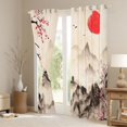 thumbnail image 3 of Castle Fairy Sakura Black Out Curtains,Japanese Style Curtains Pack of 2 (42x63 Each), 3 of 6