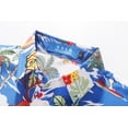 thumbnail image 3 of SSLR Big Boys' Santa Claus Party Tropical Ugly Hawaiian Christmas Shirts Casual Button Down Shirts, 3 of 8