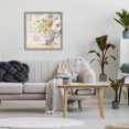 thumbnail image 3 of Stupell Industries Shabby Chic Floral Inspirations Grateful Heart Gray Framed Giclee Art, 17 x 17, by Suzanne Nicoll, 3 of 8